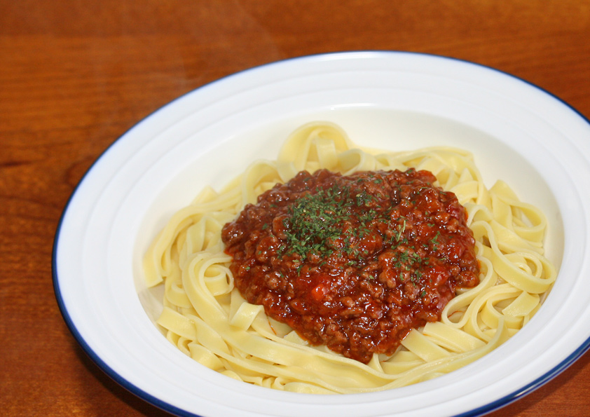 フェットチーネで作るミートソース パスタ料理の種類