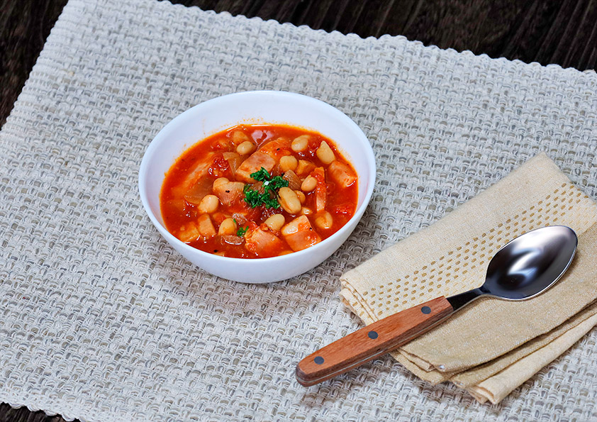 ポークビーンズのレシピ・作り方 豚肉と豆とトマトの煮込み料理