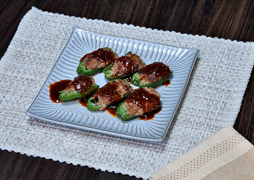 ピーマンの肉詰めの作り方