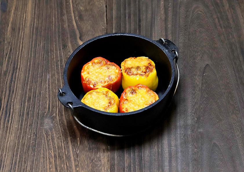 パプリカの肉詰めの調理のポイント