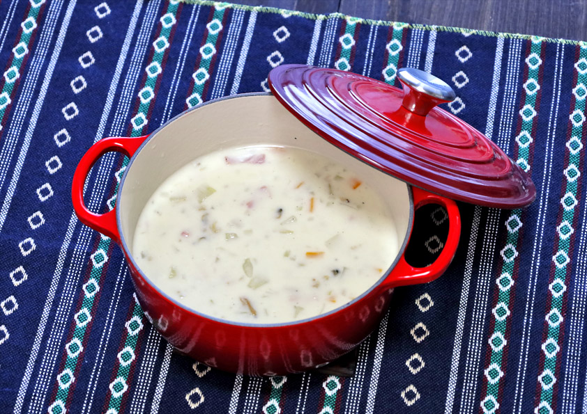 クラムチャウダーの作り方
