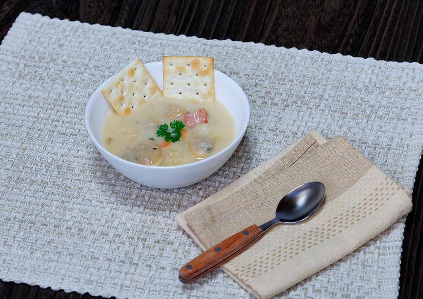 アサリを使ったクラムチャウダーのレシピ・作り方