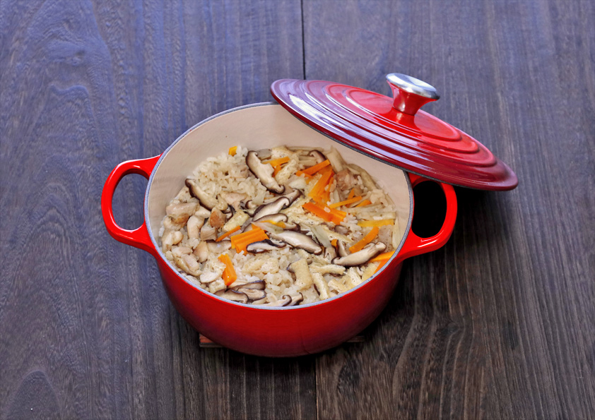 鶏五目炊き込みご飯の作り方