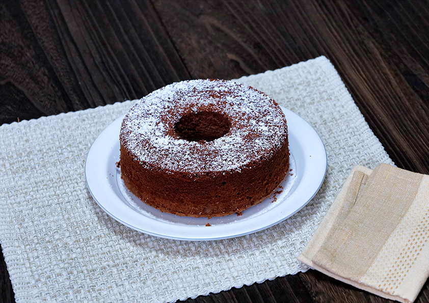 チョコレートシフォンケーキの作り方