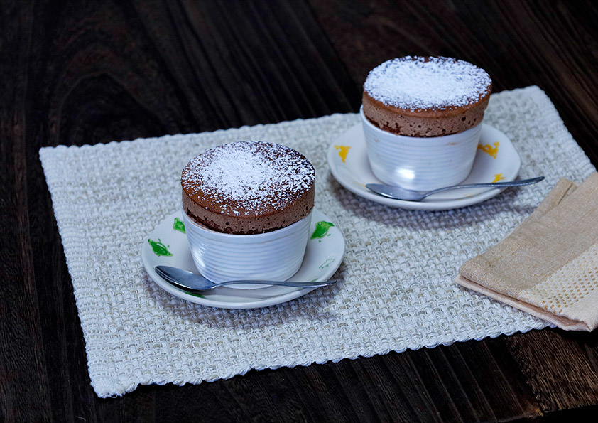 チョコレートスフレの作り方