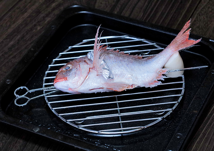 焼く前の鯛の様子