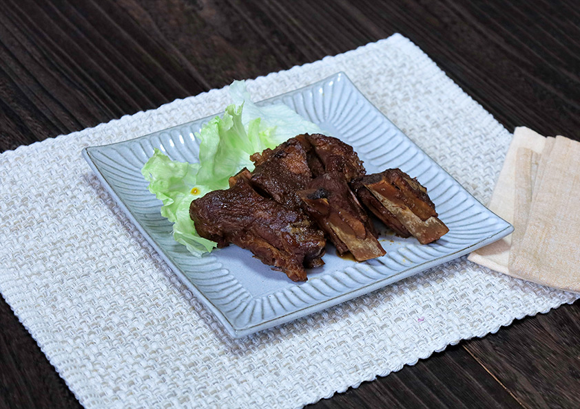 焼いて煮込んで作る和風スペアリブの作り方