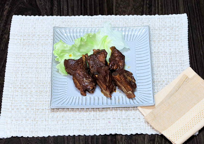 和風スペアリブのレシピ・焼いて煮込んで作るスペアリブの作り方