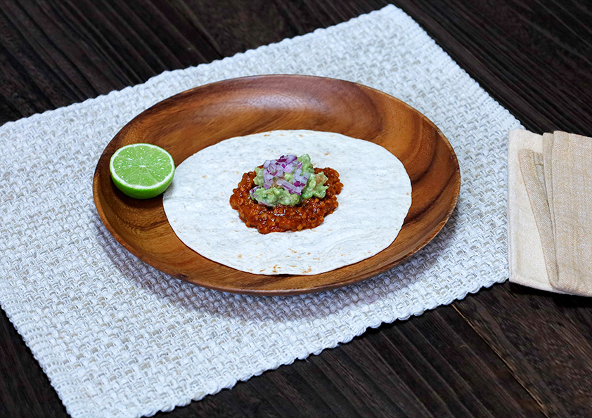 ワカモレを使ったタコスの作り方