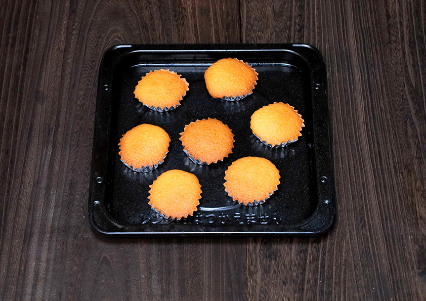 しっとりふんわりマドレーヌのレシピ